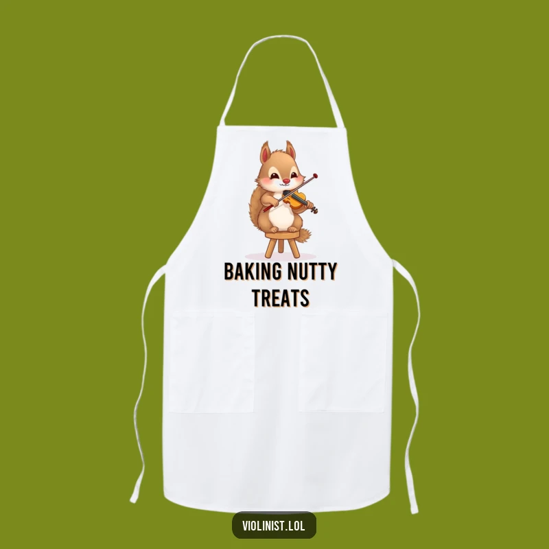 Funny Squirrel Chef Apron A Balanced Musician Cook, Perfect Funny Gift