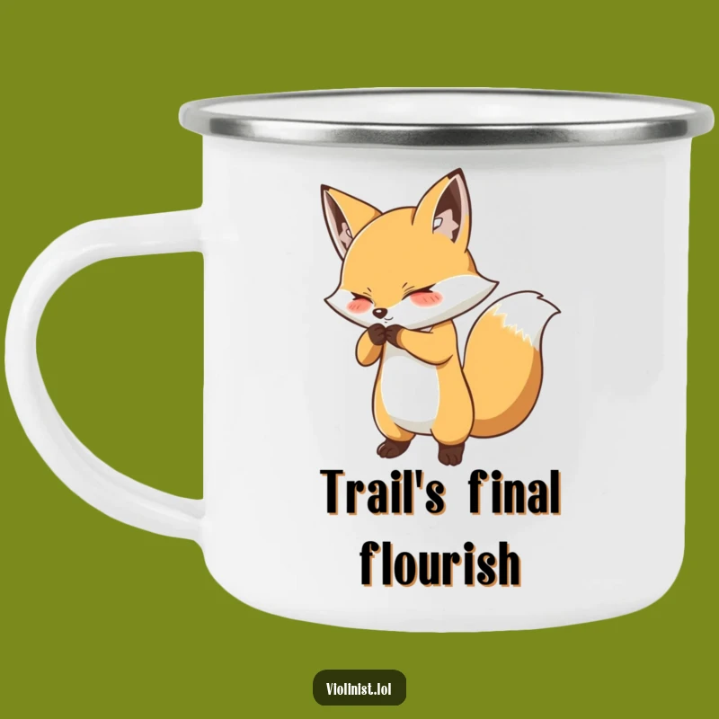 Funny Fox Bow Camping Mug: Your Theatrical Companion for Outdoor Performances