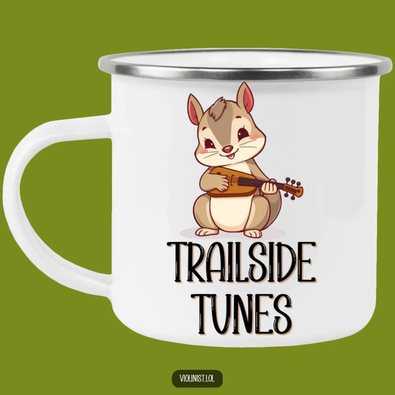Funny Squirrel Campfire Mug: Fiddle Tunes by the Fire, Hilarious Outdoor Gift