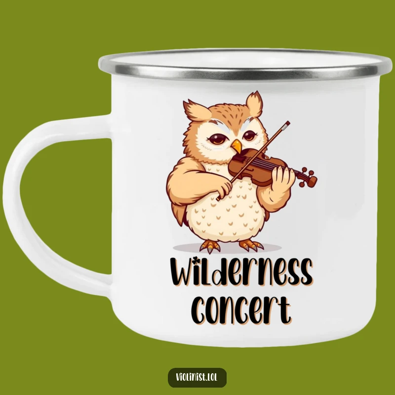 Funny Owl Campfire Mug: Music Under the Stars