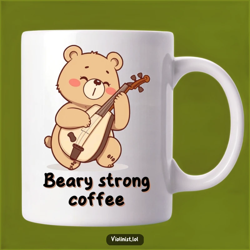 Funny Bear Cello Mug: A Hilarious Gift for Musicians and Animal Lovers