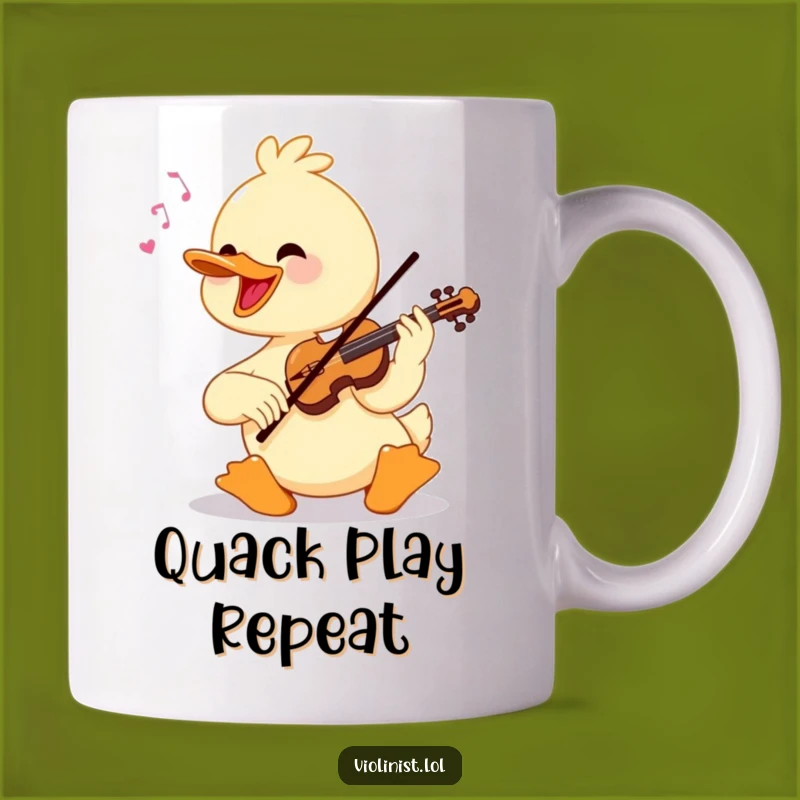 Funny Duck Violinist Mug: A Hilarious Gift for Music Lovers and Bird Enthusiasts