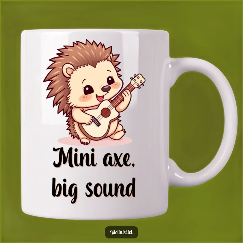 Funny Hedgehog Guitar Mug: A Hilarious Gift for the Tiny Rockstar