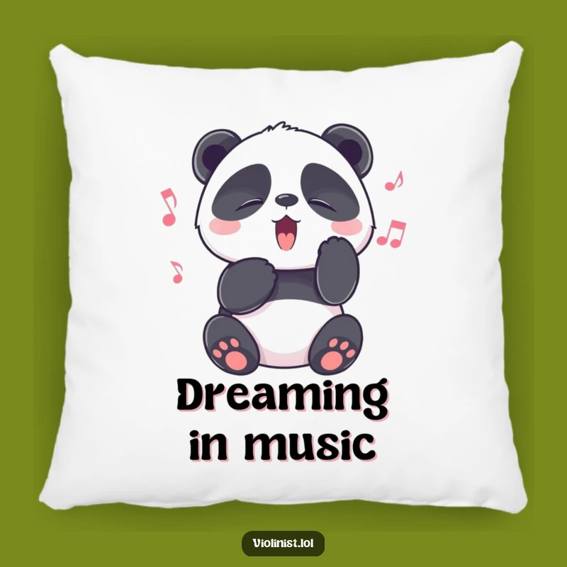 Comfy Funny Panda Melody Pillow: Relax with Blissful Tunes