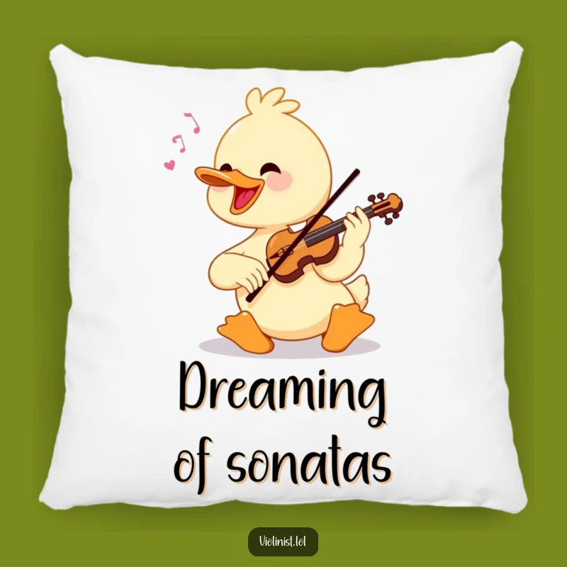 Funny Duck Violinist Pillow: Add a Touch of Musical Whimsy, a Hilarious Gift
