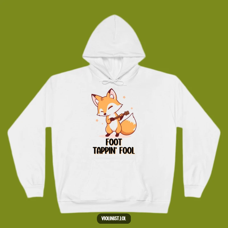 Cozy Funny Fox Rhythm Hoodie: Stay Warm and Groovy