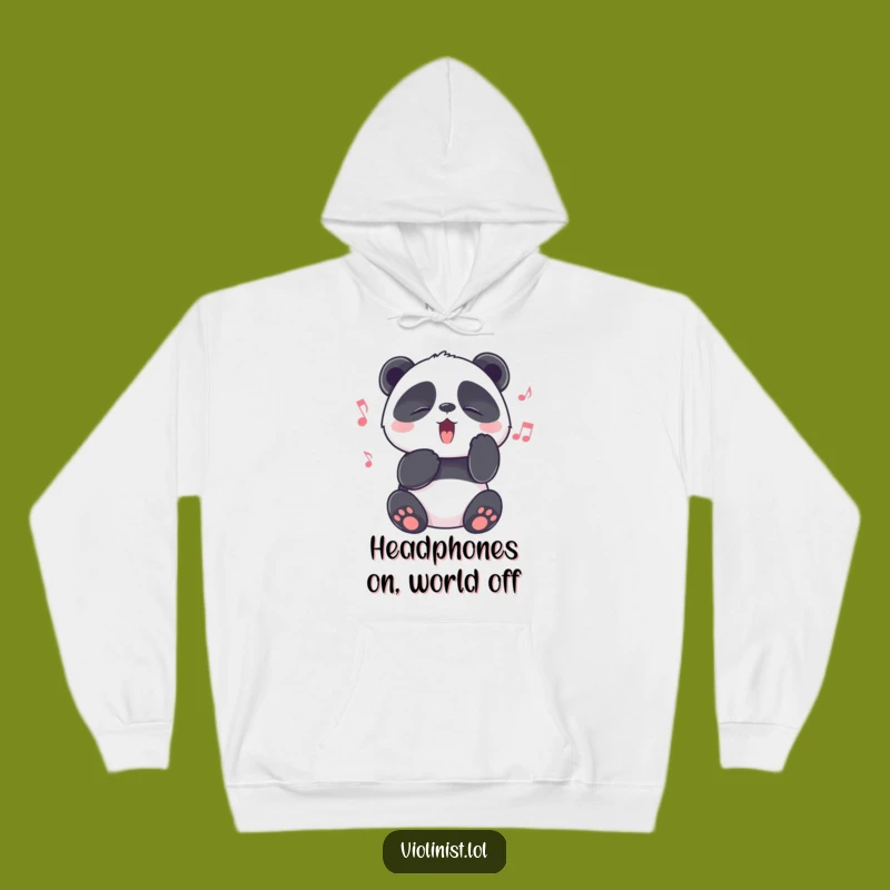 Cozy Funny Panda Melody Hoodie: Wrap Yourself in Music