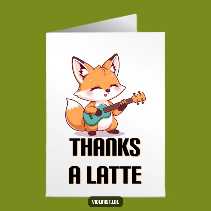 Free Printable Thank You Card: Fox's Grateful Solo Funny Downloadable Gift