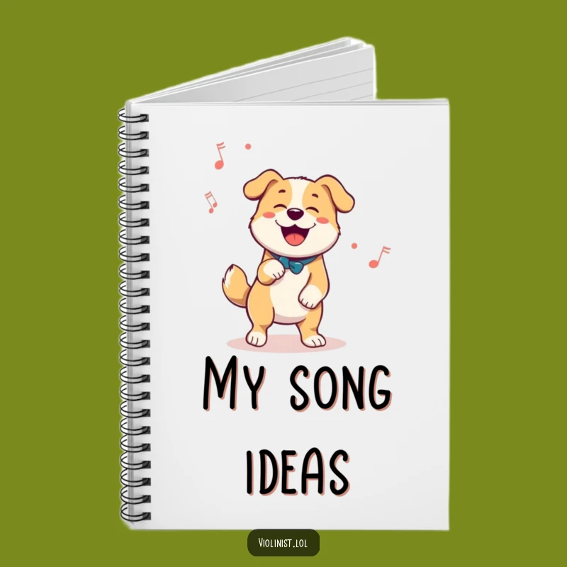 Funny Dog Dancing Notebook - Jot Down Your Rhythm