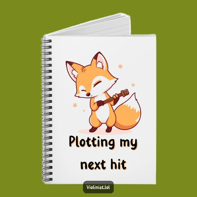 Funny Fox Rhythm Notebook: Capture Your Beats and Ideas