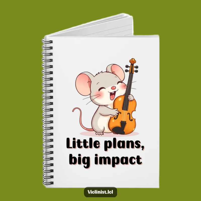 Funny Mouse Violinist Notebook: Giggle-Worthy Notes, Perfect Funny Gift!
