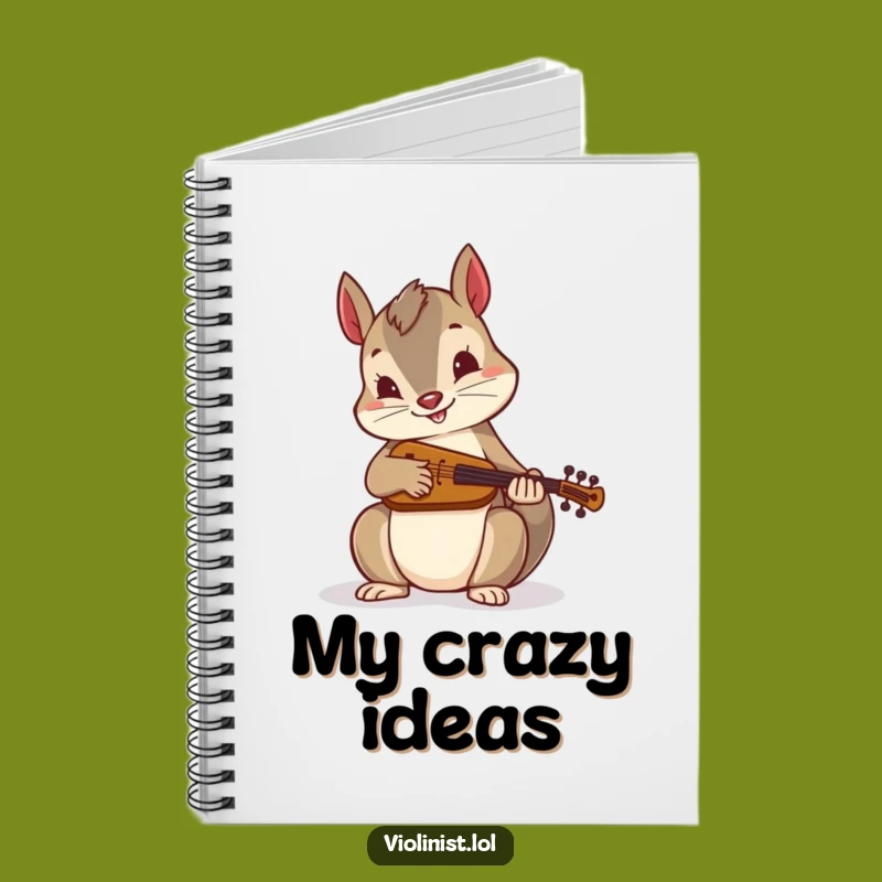 Funny Squirrel Songwriter Notebook: Capture Tunes, Hilarious Journal Gift