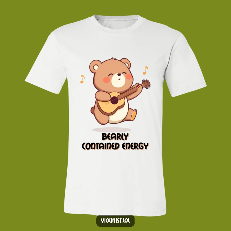 Funny Energetic Bear T-Shirt: Wear Your Joyful Tune with this Hilarious Gift
