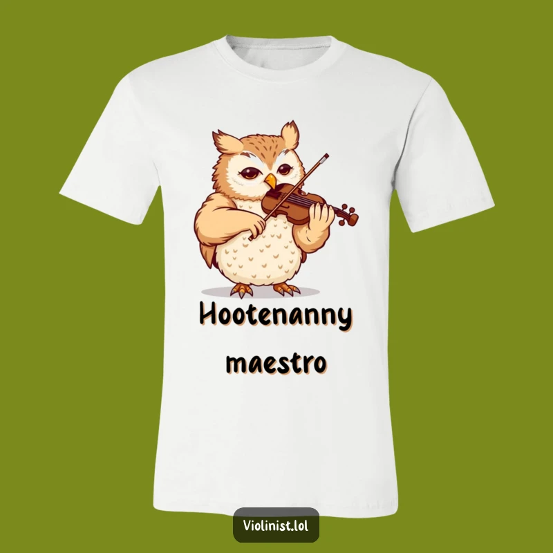Funny Owl Virtuoso T-Shirt: Wear Your Musical Passion