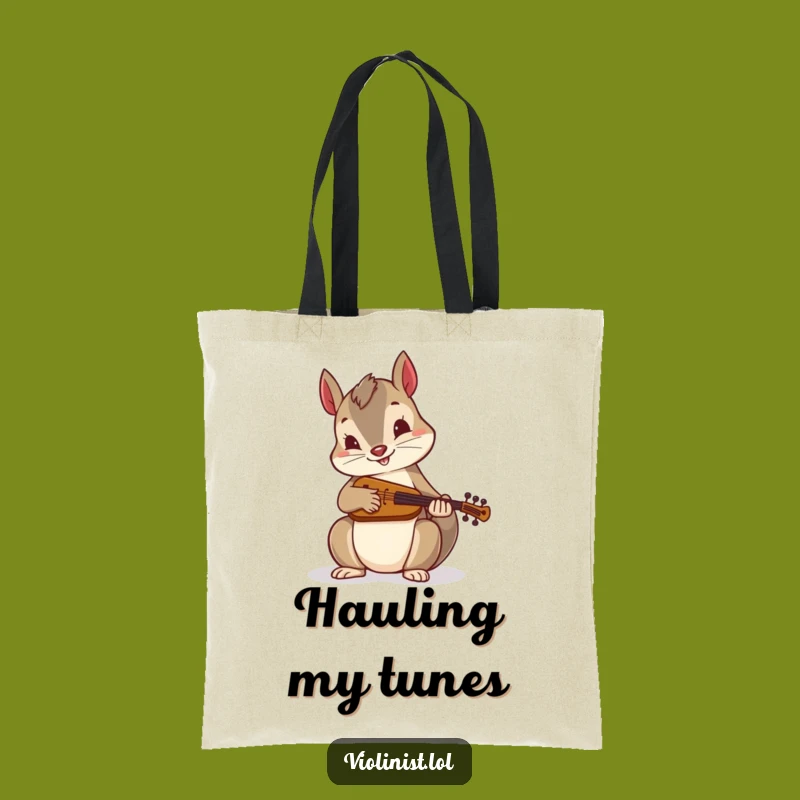 Funny Squirrel Fiddle Bag: Carry Your Music and Merriment, Perfect Gift